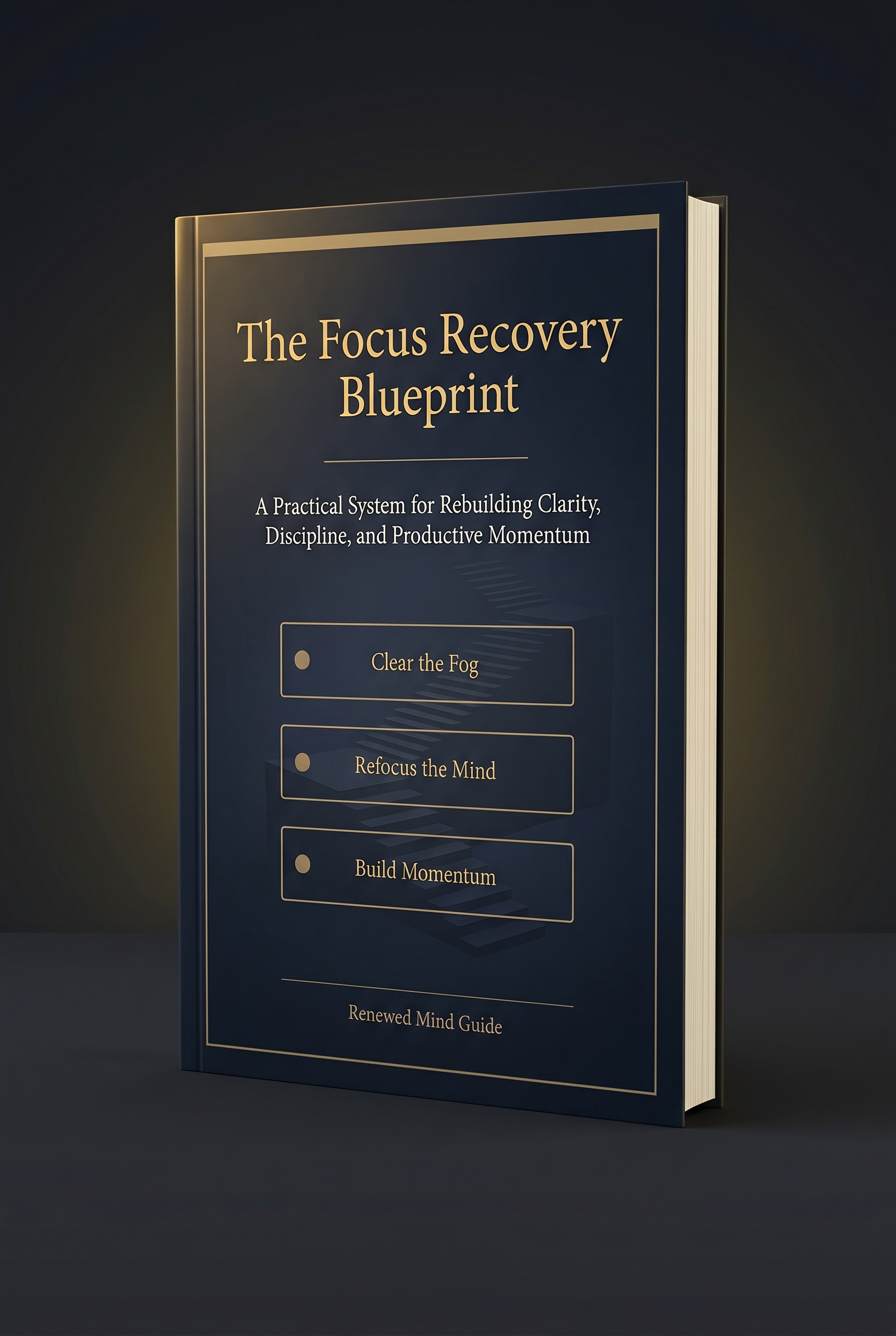 The Focus Recovery Blueprint mockup